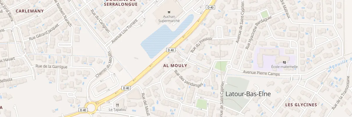 Plan du 4 L’Aspre à Latour-Bas-Elne