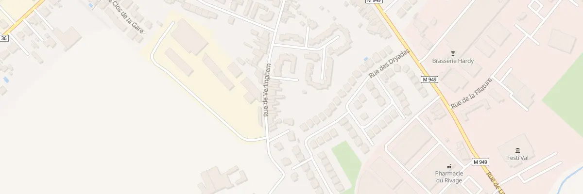 Plan du 93 Rue de Verlinghem à Quesnoy-sur-Deûle