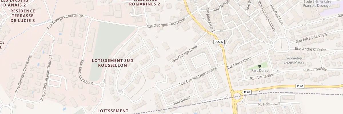 Plan du 10B Rue George Sand à Saint-Cyprien