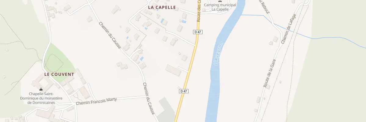 Plan du 5163 La Capelle à Monteils