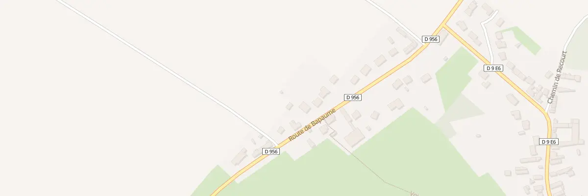 Plan du 14 Rte de Bapaume à Dury