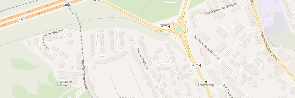 Plan du 32 Rue de l’Abbaye à Loos
