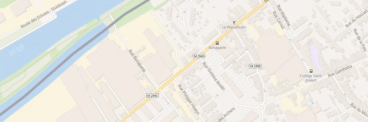 Plan du 36 Rue d’Armentières à Comines