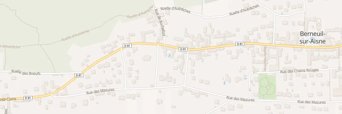 Plan du 59 Rue du Centre à Berneuil-sur-Aisne