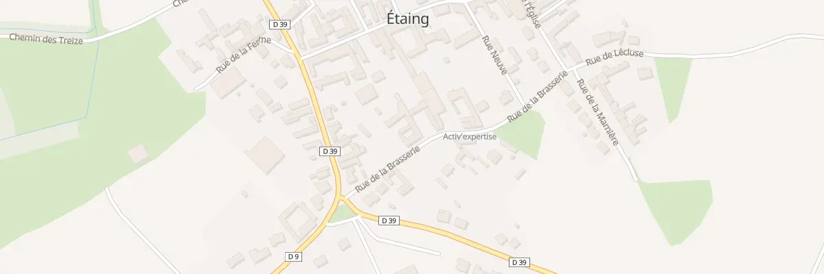 Plan du 4 Rue de la Brasserie à Étaing