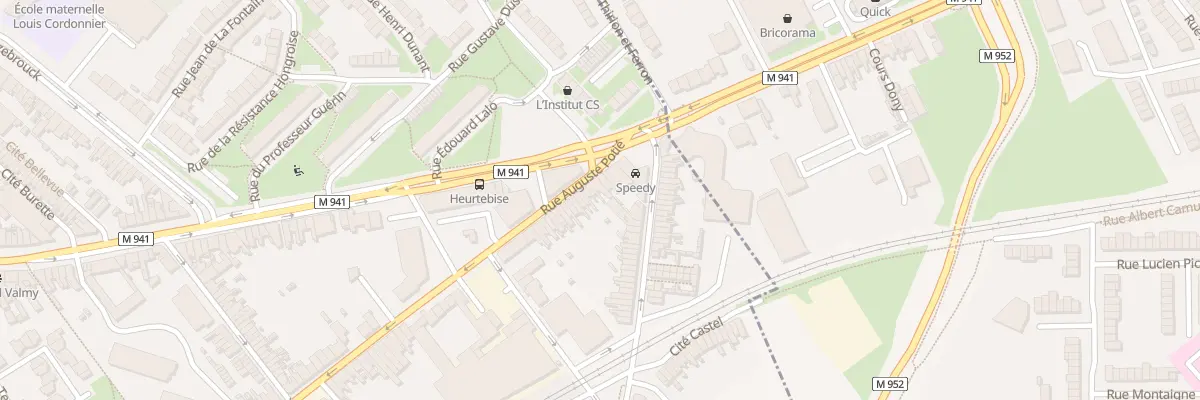 Plan du 250 Rue Auguste Potié à Haubourdin