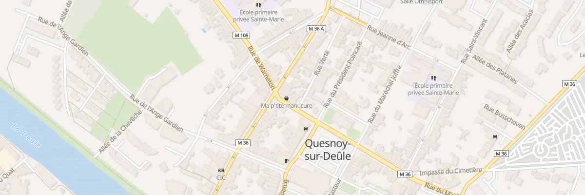 Plan du 3 Rue du Marechal Foch à Quesnoy-sur-Deûle