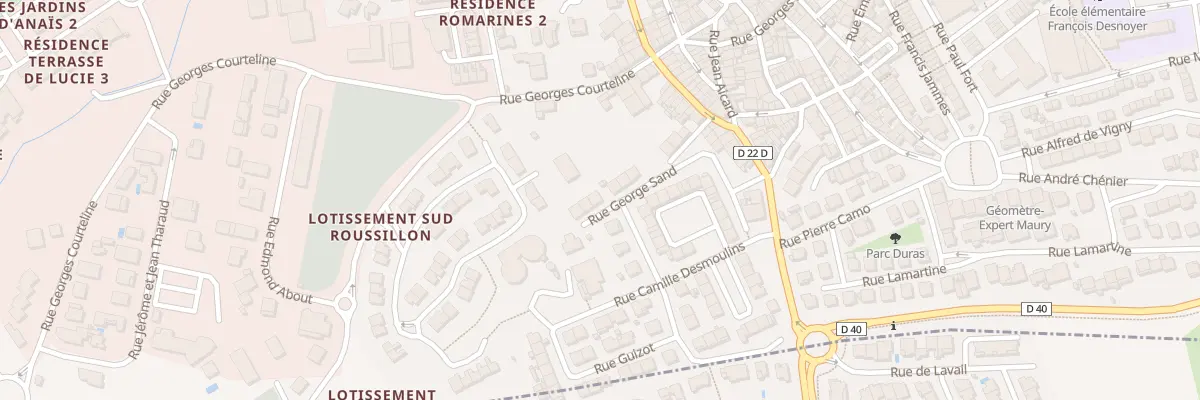 Plan du 10 Rue George Sand à Saint-Cyprien