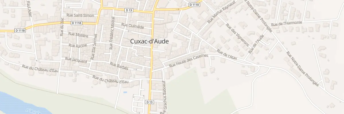 Plan du 5 Rue Basse des Casernes à Cuxac-d’Aude