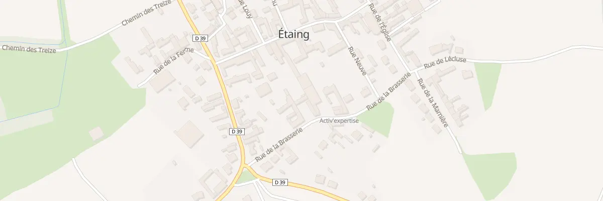Plan du 6 Rue de la Brasserie à Étaing