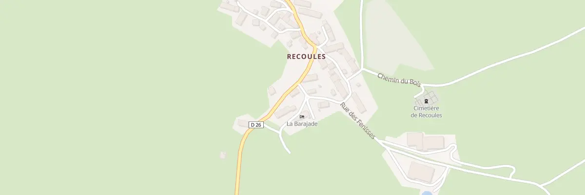 Plan du 5095 Recoules à Joursac