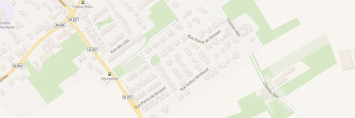 Plan du 15 Rue Arthur Rimbaud à Verlinghem