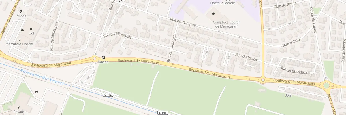 Plan du 30 Rue du Minervois à Narbonne