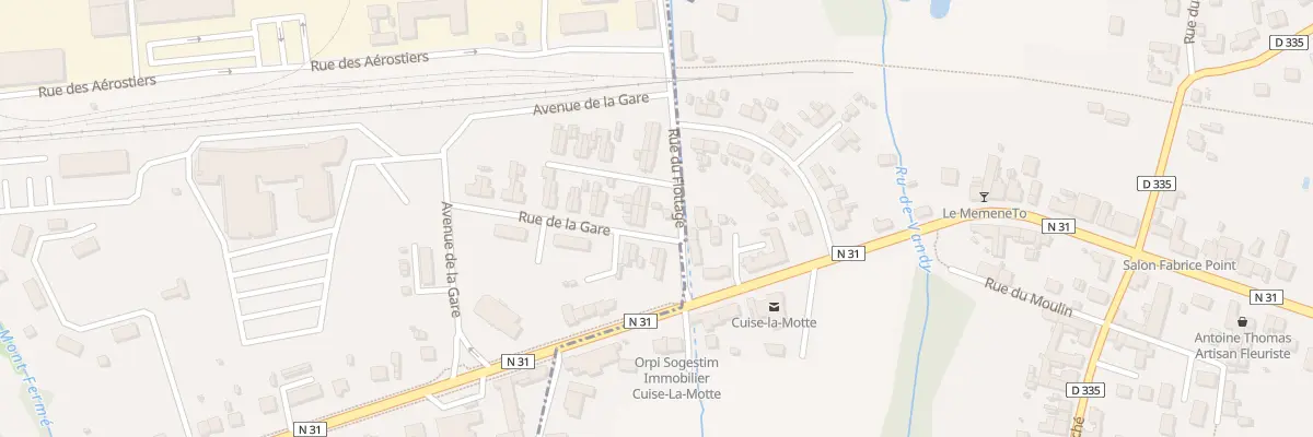 Plan du 1 Rue du Flottage à Trosly-Breuil