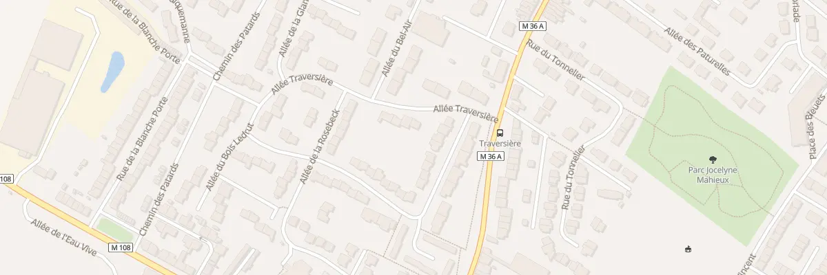 Plan du 1 All Traversiere à Quesnoy-sur-Deûle