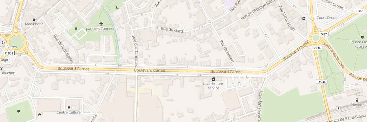 Plan du 53 Bd Carnot à Noyon