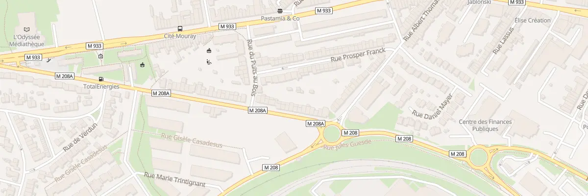 Plan du 176 Rue Jules Guesde Lomme à Lille
