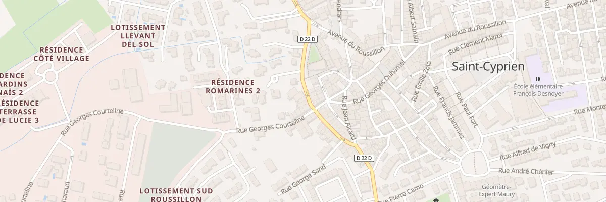 Plan du 20 Rue Paul Eluard à Saint-Cyprien