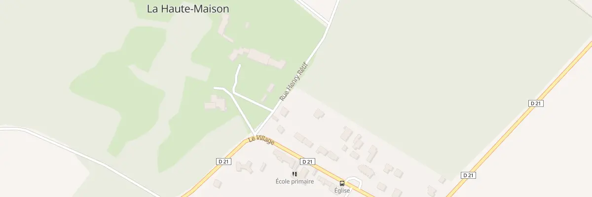 Plan du 3 Rue Henry Retif à La Haute-Maison