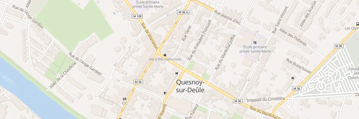 Plan du 7 Rue du Marechal Foch à Quesnoy-sur-Deûle