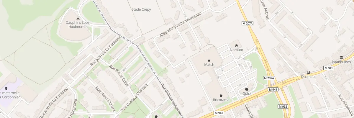 Plan du 55 Rue Marguerite Yourcenar à Loos