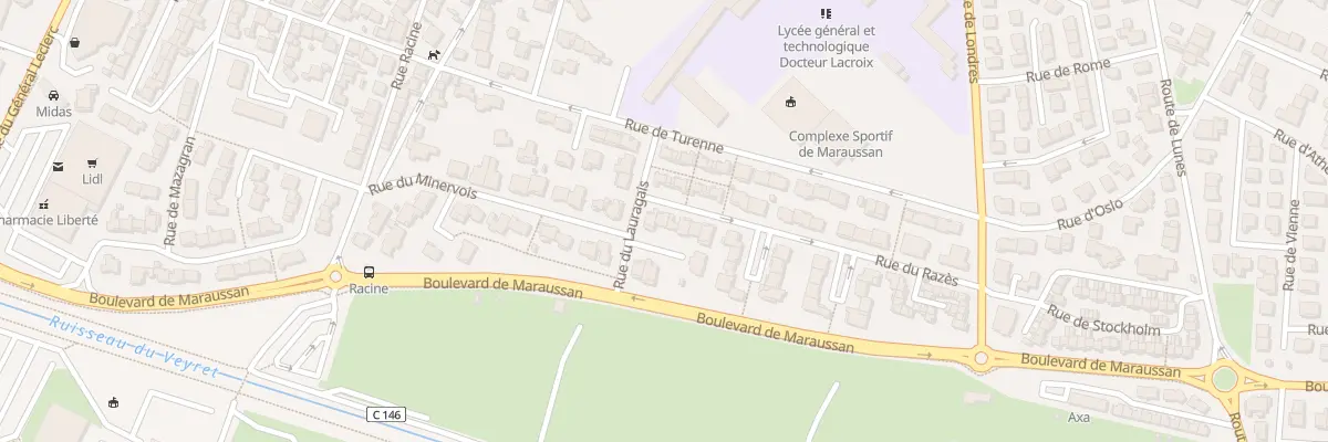 Plan du 4 Rue du Razés à Narbonne