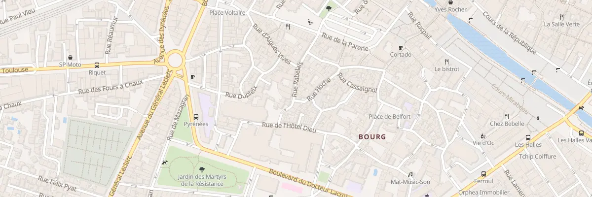 Plan du 25 Rue Rabelais à Narbonne