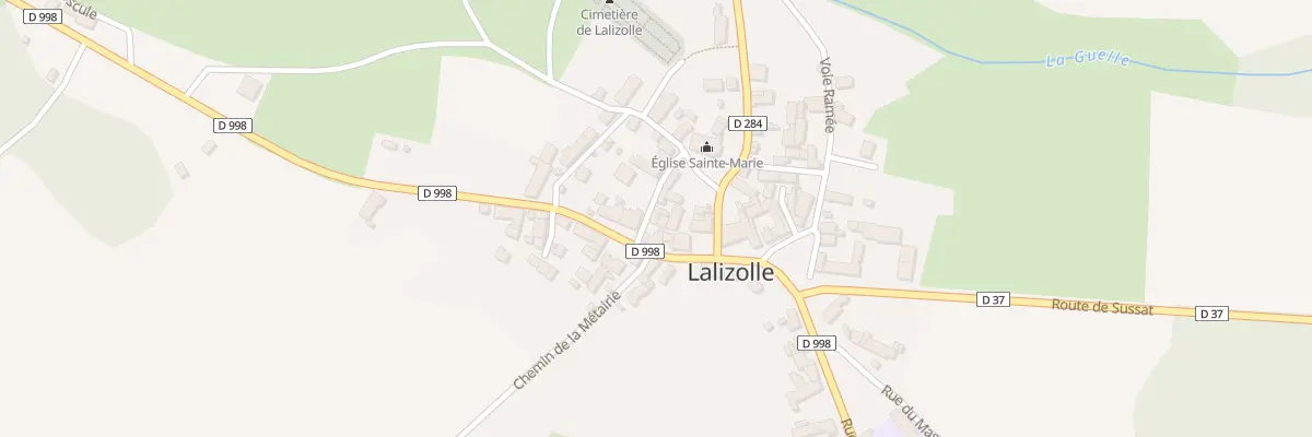 Plan du 4 Rue de l’Eglise à Lalizolle