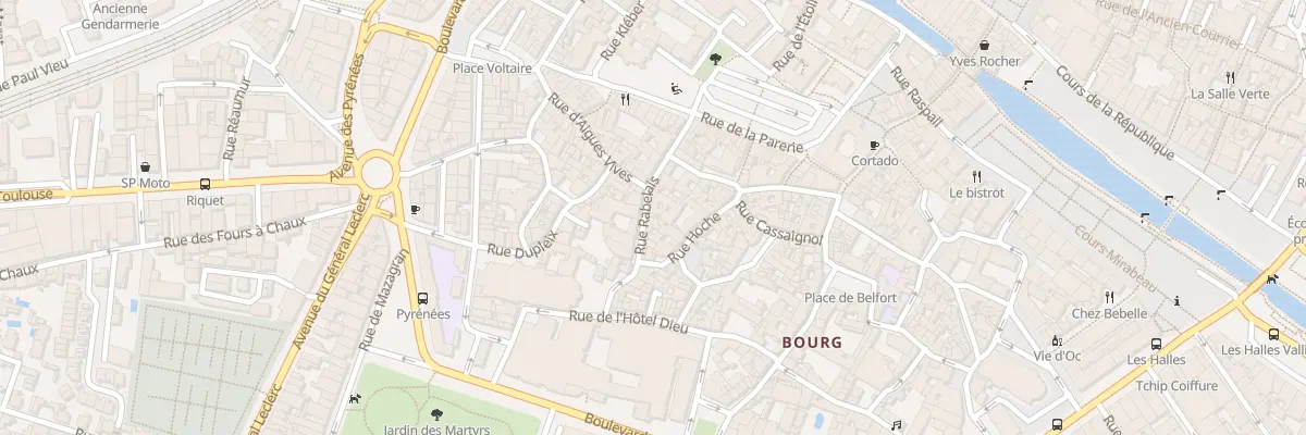 Plan du 17 Rue Rabelais à Narbonne
