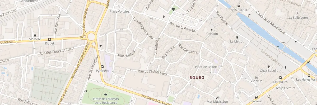 Plan du 21 Rue Rabelais à Narbonne