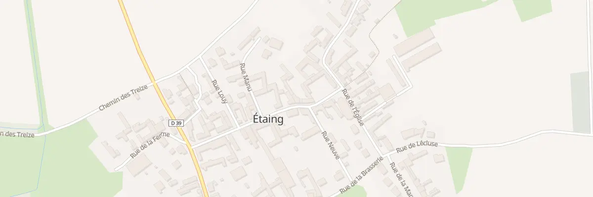 Plan du 5 Rue de la Mairie à Étaing