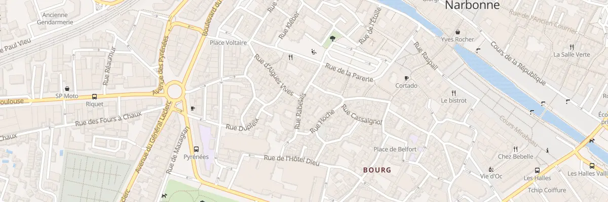 Plan du 13 Rue Rabelais à Narbonne