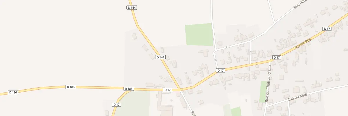 Plan du 6 Rue de Hombleux à Esmery-Hallon