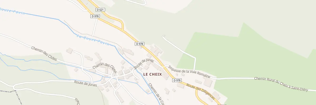 Plan du 5103 Le Cheix à Saint-Diéry