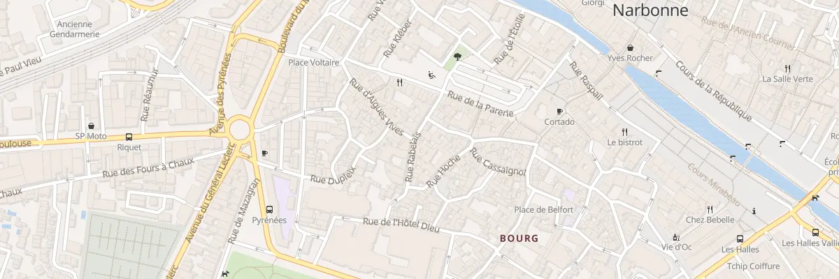 Plan du 11 Rue Rabelais à Narbonne