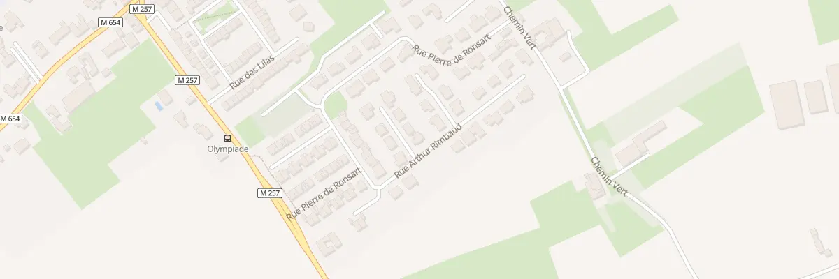Plan du 9 Rue Arthur Rimbaud à Verlinghem