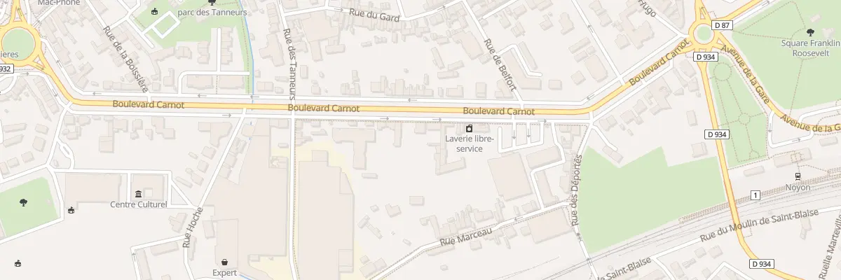 Plan du 54B Bd Carnot à Noyon