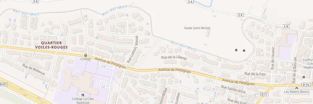 Plan du 64 Rue de la Liberté à Canet-en-Roussillon