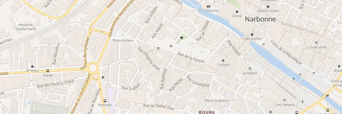 Plan du 4 Rue Rabelais à Narbonne
