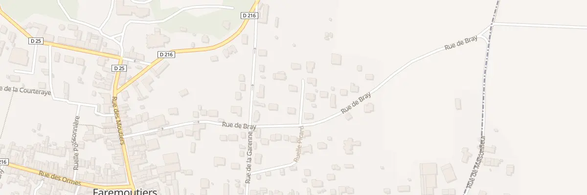 Plan du 6 Imp du Bray à Faremoutiers