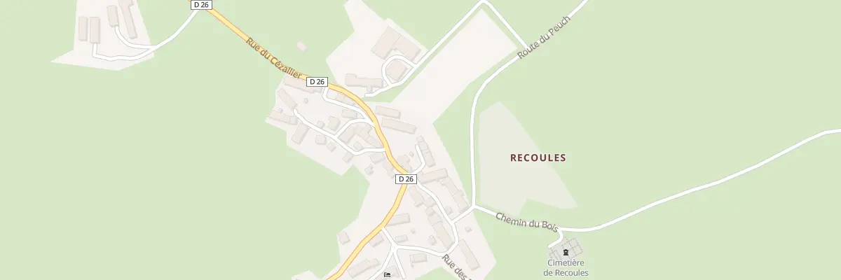 Plan du 5107 Recoules à Joursac
