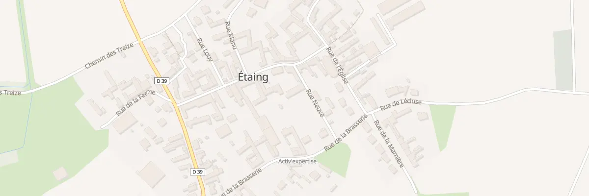Plan du 6 Rue de la Mairie à Étaing