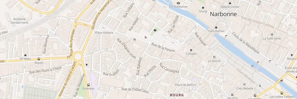 Plan du 5 Rue Rabelais à Narbonne