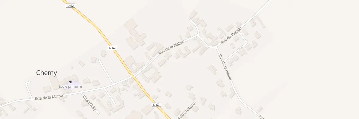 Plan du 4B Rue de la Plaine à Chemy