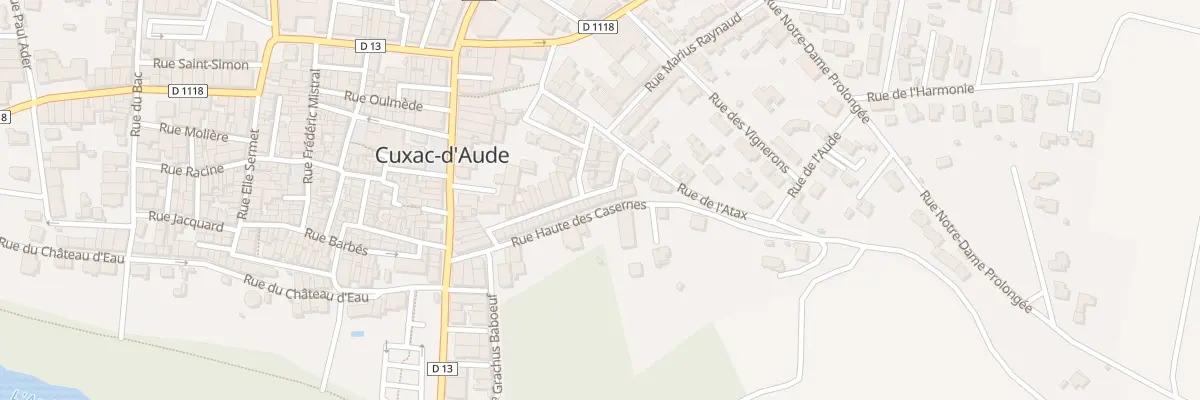 Plan du 39 Rue Haute des Casernes à Cuxac-d’Aude