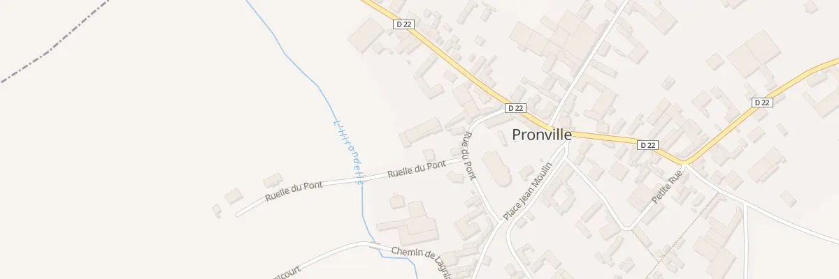 Plan du 3 Rue du Pont à Pronville-en-Artois