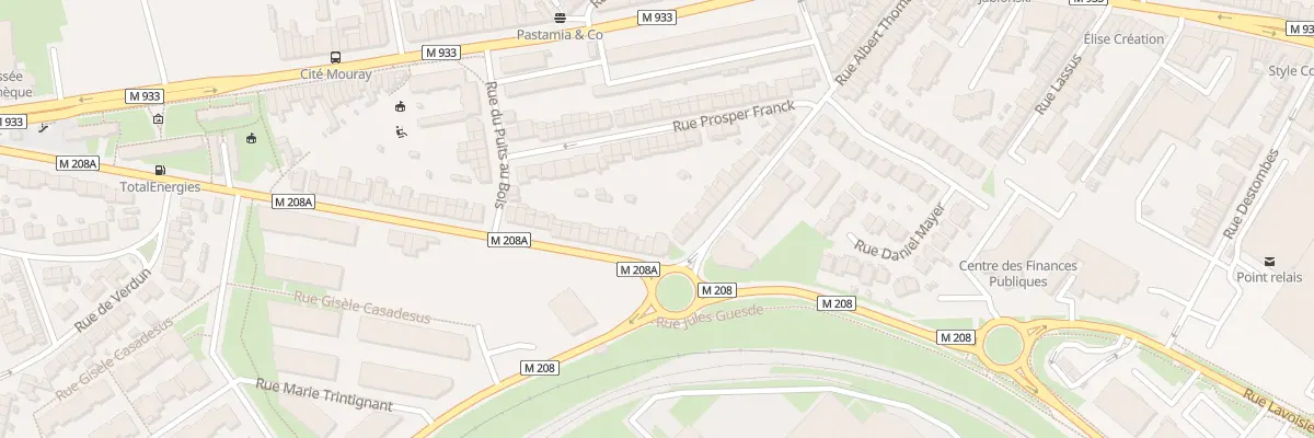 Plan du 162 Rue Jules Guesde Lomme à Lille