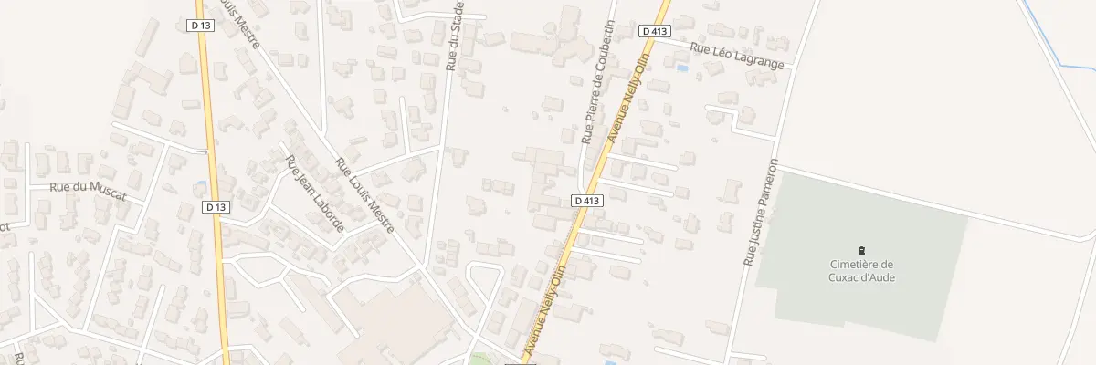 Plan du 3 Rue Pierre de Coubertin à Cuxac-d’Aude