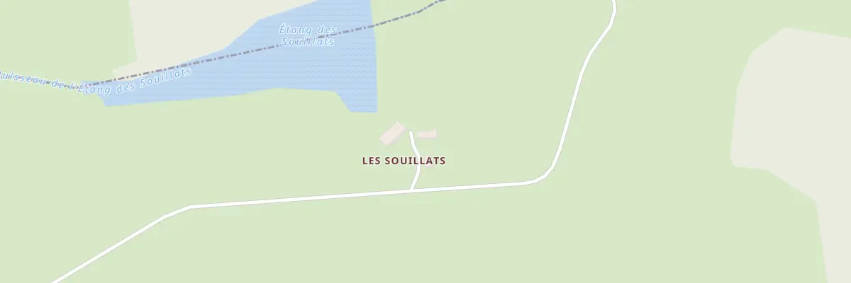 Plan du 1 Les Souillats à Château-sur-Allier