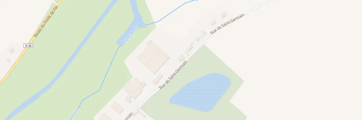 Plan du 75 Rue de Saint-Germain à Jouet-sur-l’Aubois